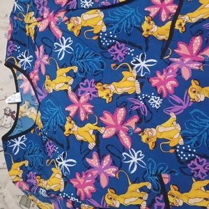 Disney scrub top lion king